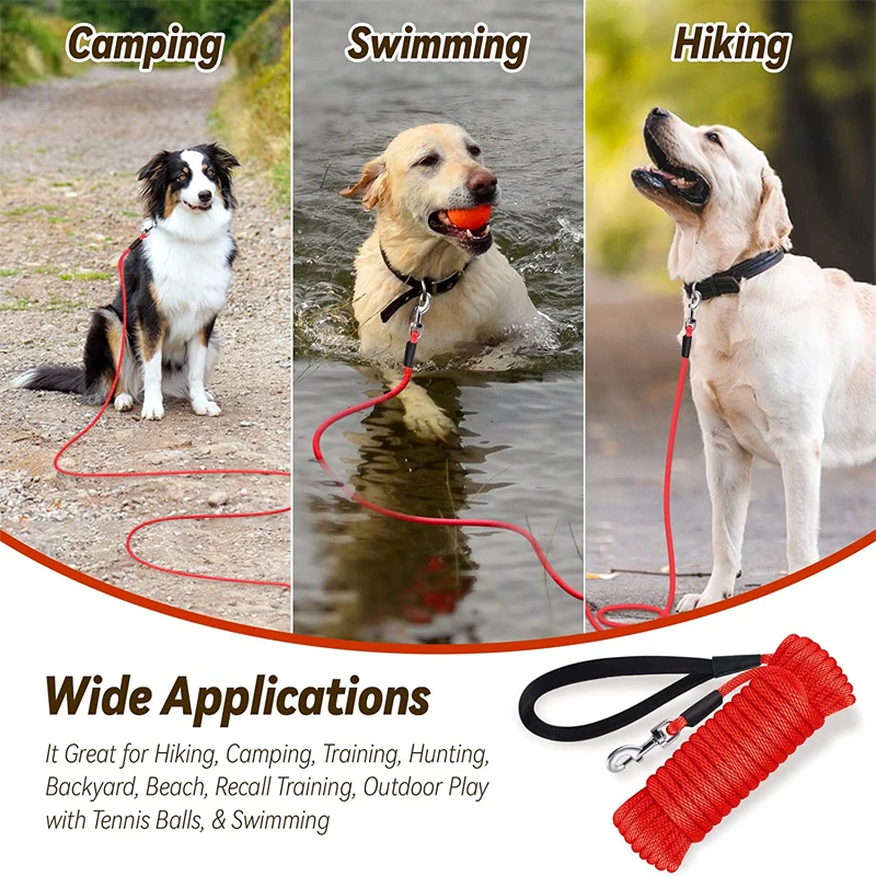 Nylon Long Dog Training Leash 6