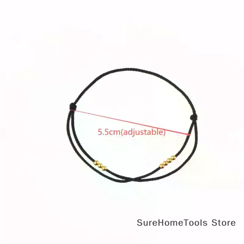 Handmade Red Rope Bead Bracelet Adjustable Lucky Transfer Beads Simple Style Friendship Jewelry Gift Women Men