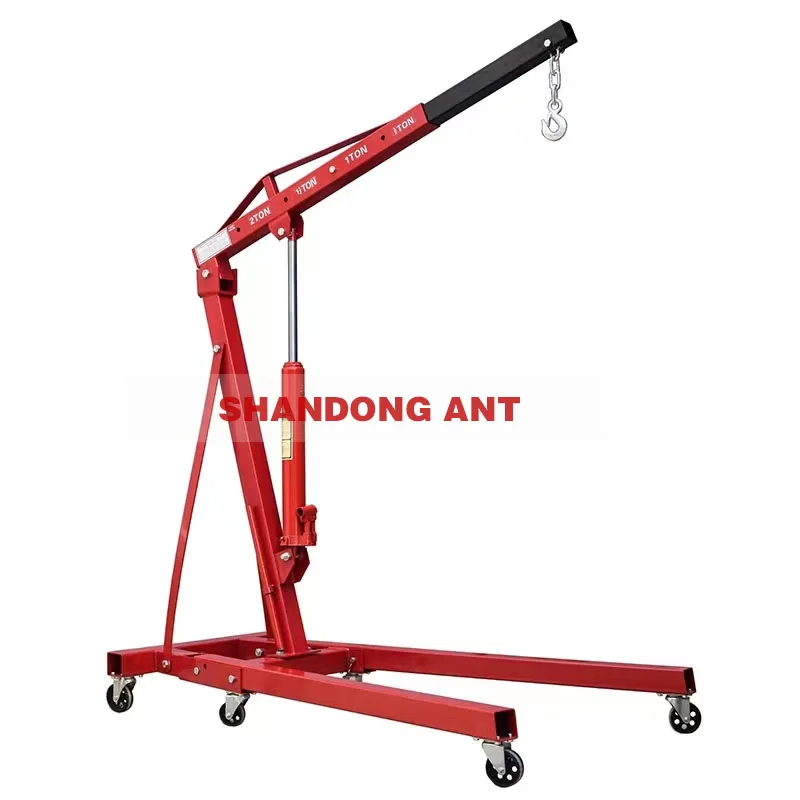 2T or 3T Capacity Car Engine Crane Hydraulic Automatic Gearbox Hoisting Machine Car Lifting Crane Equipments Manual Control