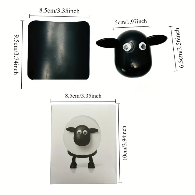 Porte-papier hygiénique en forme d'animal mignon, porte-rouleau de papier toilette, ensemble de salle de bain autoportant pour la maison, support de salle de bain 5