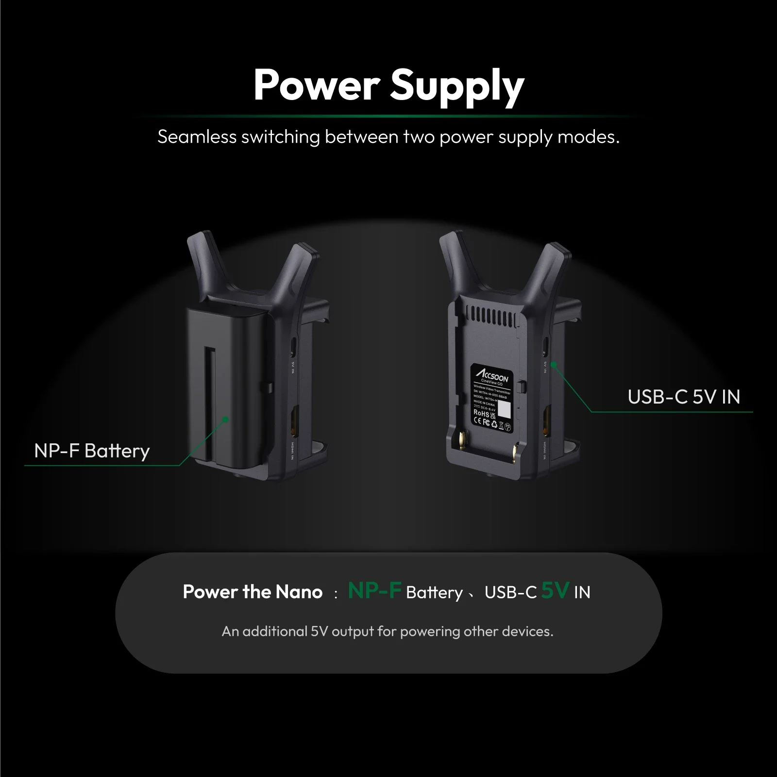 Acsoon-cineview nanoワイヤレスビデオ送信,hdmi互換,タブレット