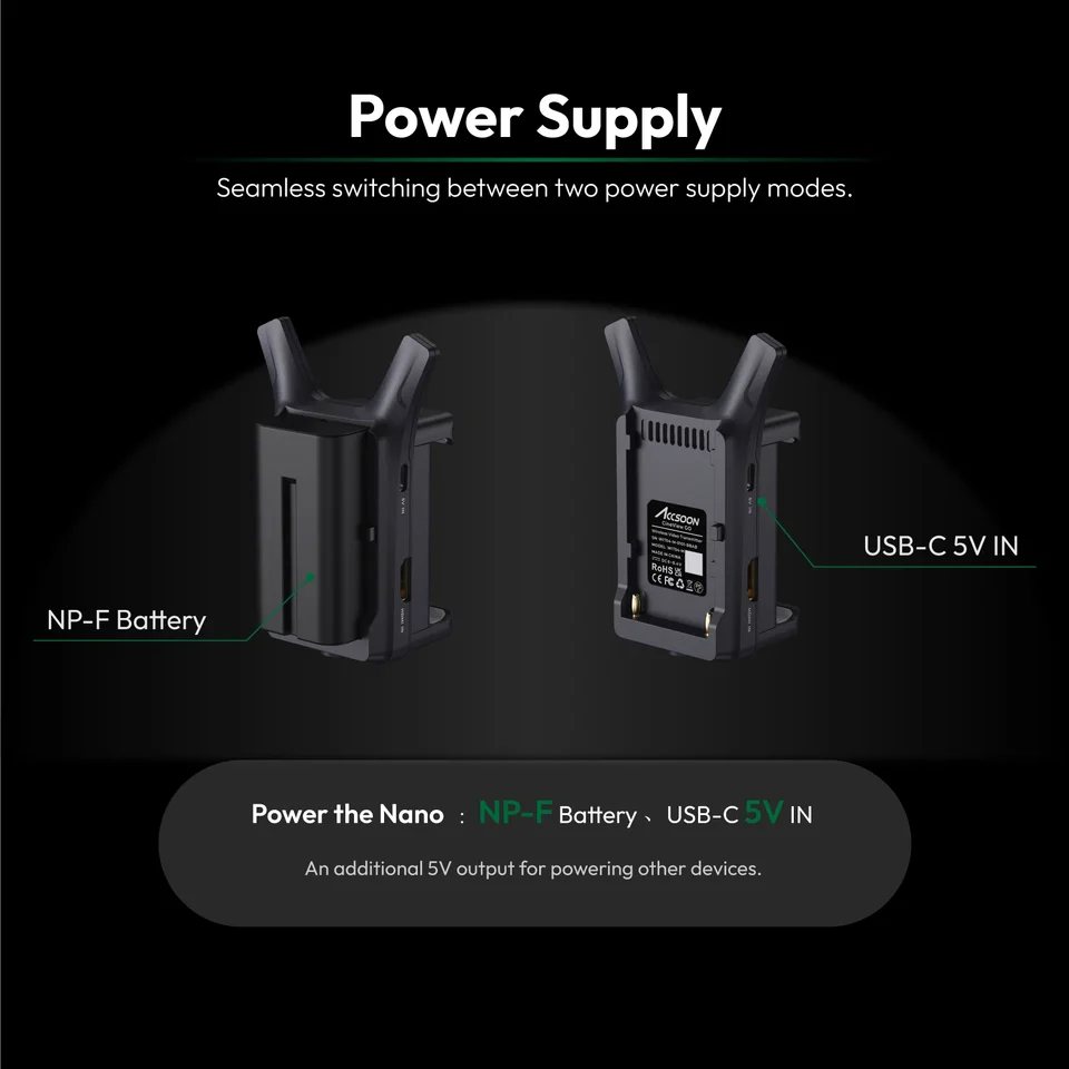 Accsoon CineView Nano ワイヤレストランスミッター Amazon | 【Accsoon正規品】ACCSOON CineView Nano 無線ビデオ