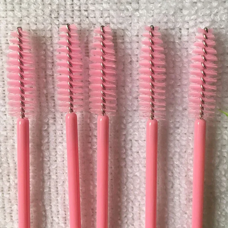 Eyelashes Brush 50 Pcs For Grafting Lashes Extension Women Makeup Tools Disposable Nylon Mascara Wand
