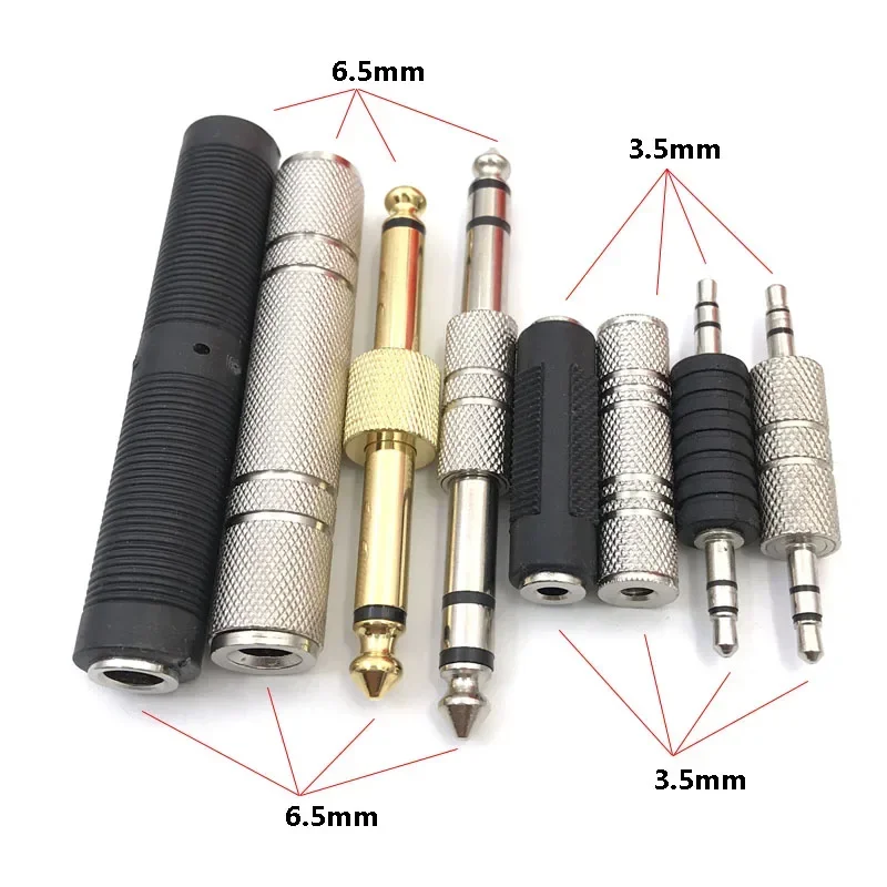 Jopto 3 Pezzi Mono 2,5 mm Maschio Jack Stereo Da 3,5 mm a Presa Audio Femmina, Adattatore Stereo Placcato in Nichel, Spina Audio Convertitore