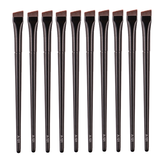 Pcs Brow Contour Makeup Brushes Eyebrow Eyeliner Brush Professional Super Thin Angled Liner Eye Brush Make Up Tools