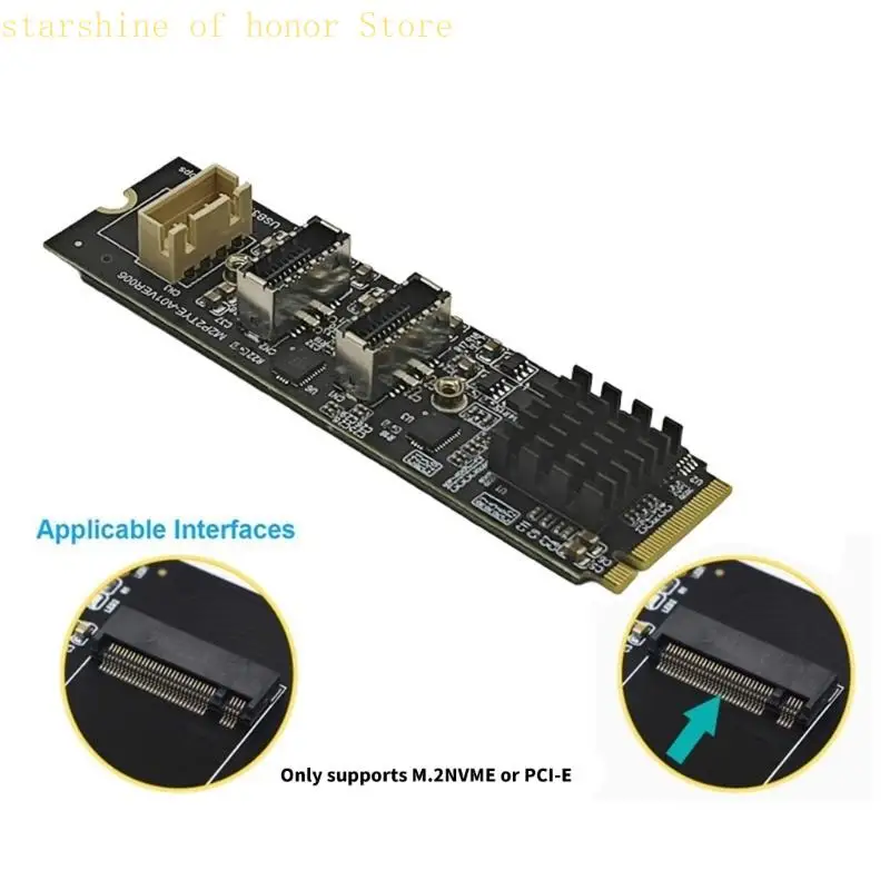 10Gbps 데이터 전송 전면 패널 추가 기능을 갖춘 2개의 Type E 연결을 위한 11UB 확장 모듈