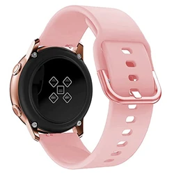 Silicone Watch Strap - 20mm Premium Durable Band in Vibrant Colors - Forerunner 245 645 (Light Pink)