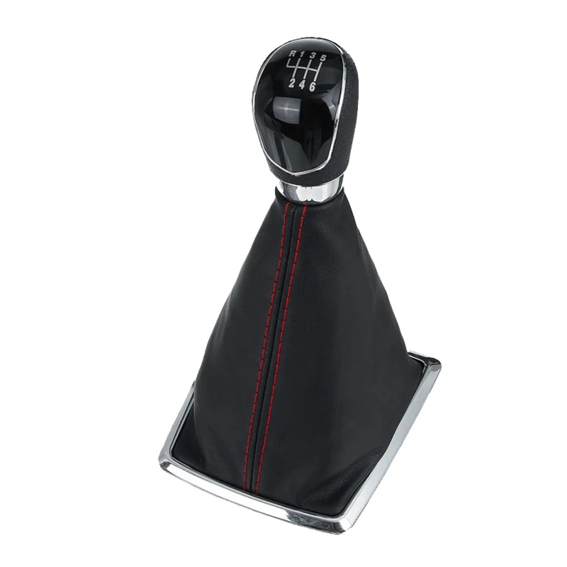 

6 Speed Manual Car Gear Shift Knob Shifter Lever Gaiter Dust Boot Cover for Focus MK2 2005-2012