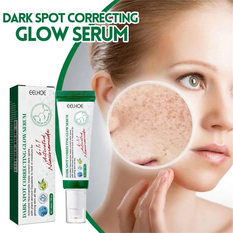 Dark Spots Remover Whitening Serum Face Freckle Melanin Correcting Anti Pigmentation Brightening Korean Day Night Skin Care 50ml facial serum facial essence