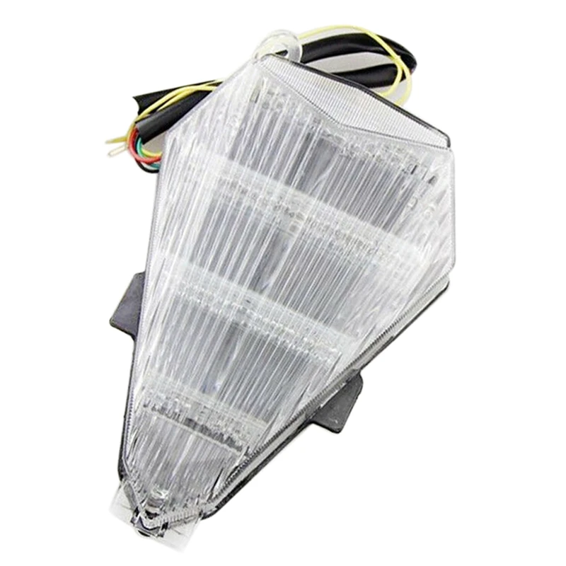 

Motorcycle Clear Brake LED Tail Light Turn Signal For Yamaha YZF-R6 2006-2013
