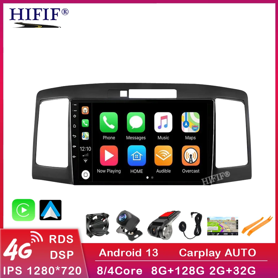 

Мультимедийная магнитола для Toyota, мультимедийный видеоплеер на Android 13, без dvd, с GPS Навигатором, для Toyota думатора, Premio T240, 2001-2007, типоразмер 2 din