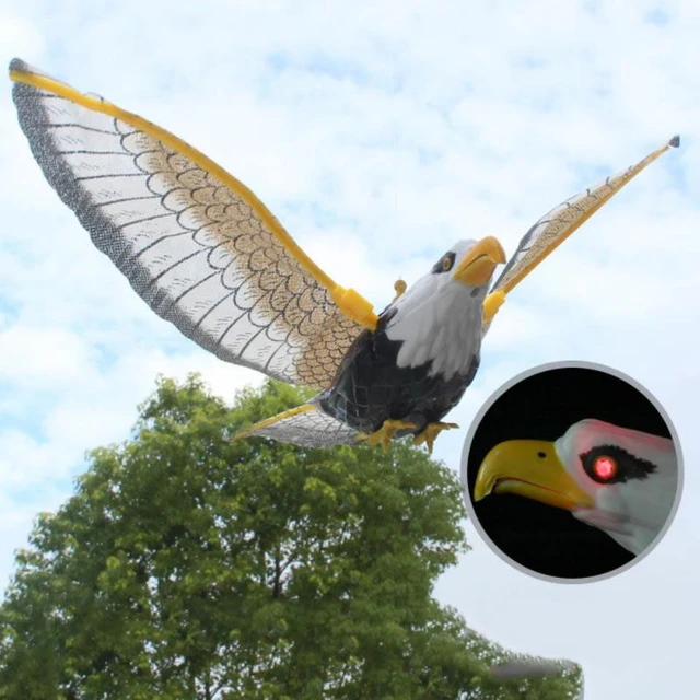 Bird Repellent Hanging Eagle Flying Owl Repellent Scarer Emulation