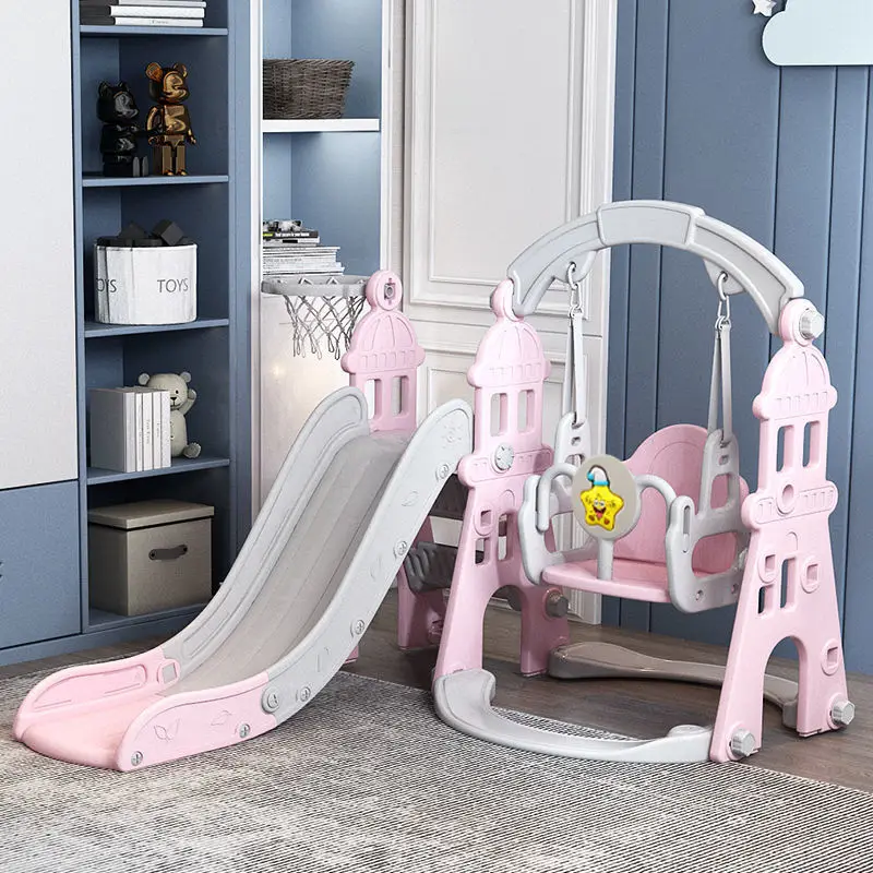 

Slide for Children Indoor and Outdoor Family Baby Stairs with Ladder for Children Swing Baby Small Combination Toys