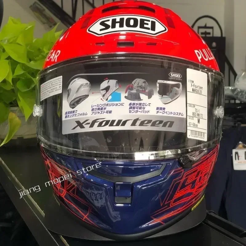 

Full Face Helmet X-Spirit III 2.0 X-Fourteen 6th Generation Red Ant Racing Helmet Motorcycle Helmets Motorcycle Capacete