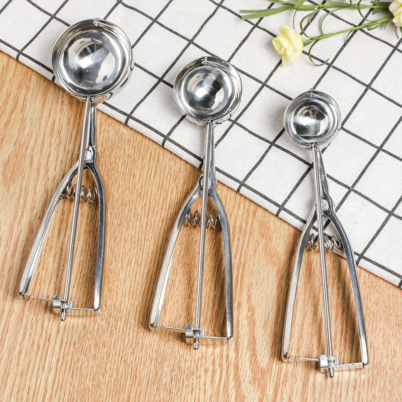 Multi-style Stainless Steel Ice Cream Scoop Ball Digger Handmade Ice Cube Mold Easy Demoulding Kitchen Accessories Tray Mold