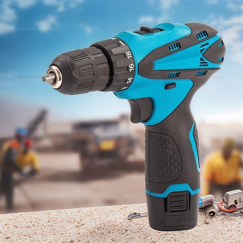 Impact Drill For 12V Battery Electric Multi-function Electric Screwdriver Wireless Harmer Drill Power Tool