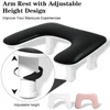 New Arm Rest for Nails U-shaped Manicure Adjustable Nail Arm Rest Stand Microfiber PU Leather Hand Rest Pillow for Nail Cushion 1
