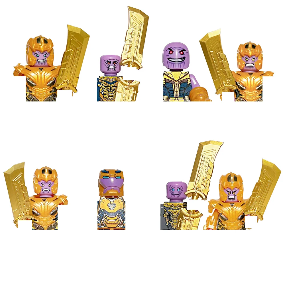 8/12PCS Set Gundam Cartoon Anime Figures  Building Blocks Mini Action Figures Bricks Movies Character Assembly Educational Toys