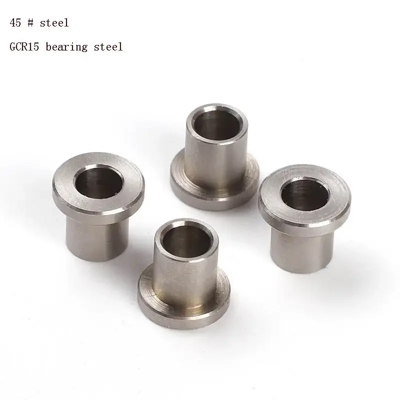 Flange Shaft Sleeve, 304 Stainless Steel Sleeve, GCR15 Bearing Steel Axle Sleeve Pipe, Fitness Equipment Accessories 2