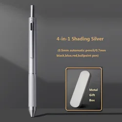 Deluxe Multifunctional Metal Pen with Gravity Sensor (Silver Pen in TinBox)