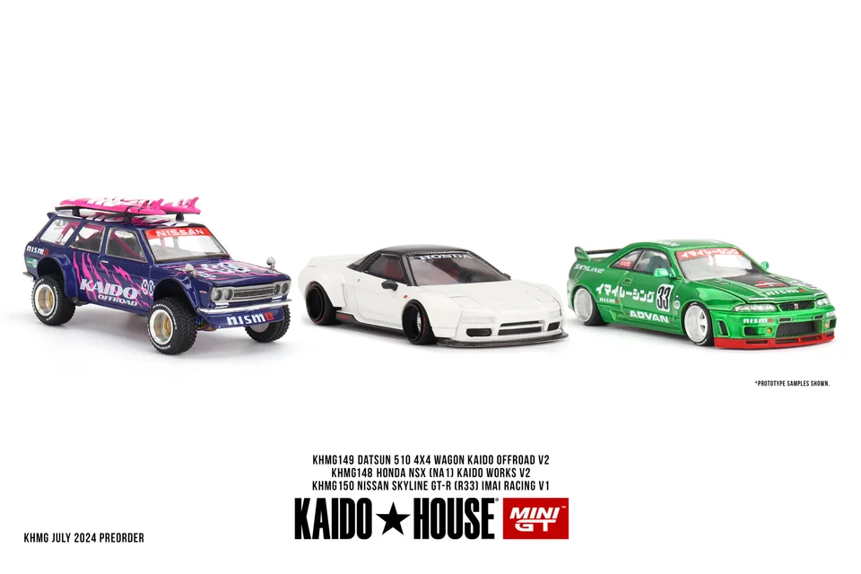 Kaido House + MINIGT TSM 1:64 148 NSX NA1 WORKS V2 Diecast Model