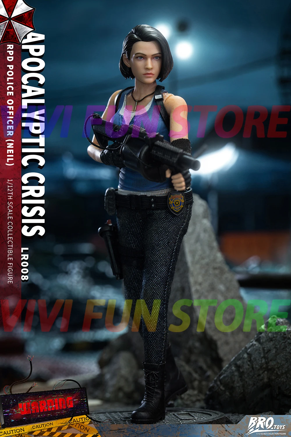 BROTOYS 1/12 LR006 クレア ジル BROTOYS LR006 1/12 Jill Clair Cool Girl Action Figure
