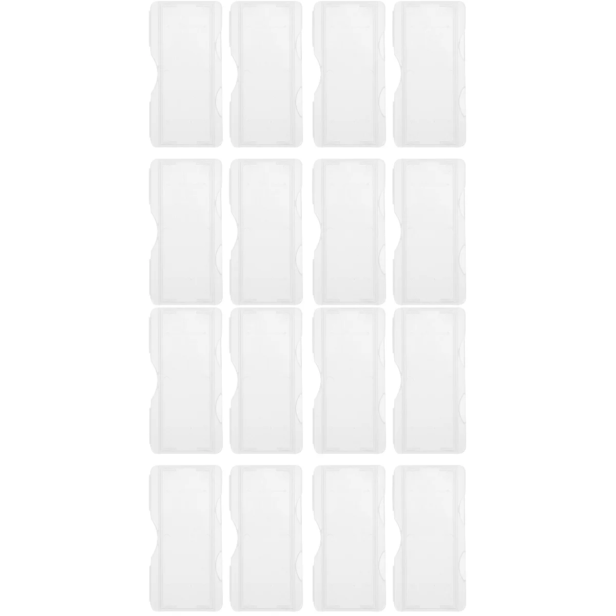 

200 Pcs Glass Clip Terrarium Tank Science Slides Container Pp Microscope Storage Holder