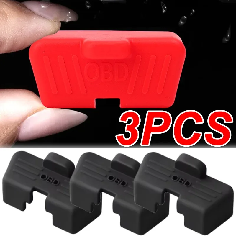 1/3PCS Silicone OBD Port Cover Protector Universal Car Diagnostic Dust ...