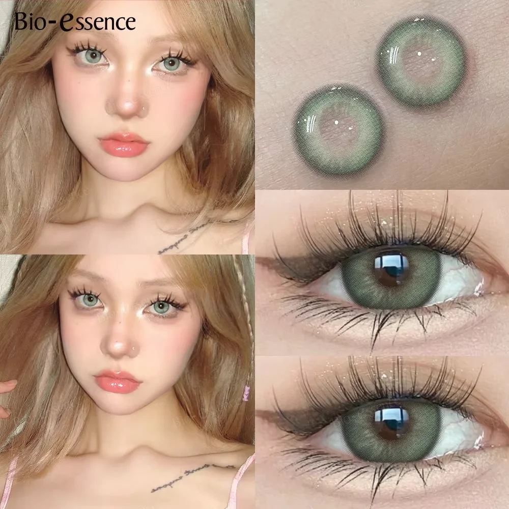 Bio-Essence Green Prescription Fashion Contact Lenses