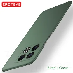 ZROTEVE Slim Hard PC Matte Cover for OnePlus 9 (CN) (Simple Green)
