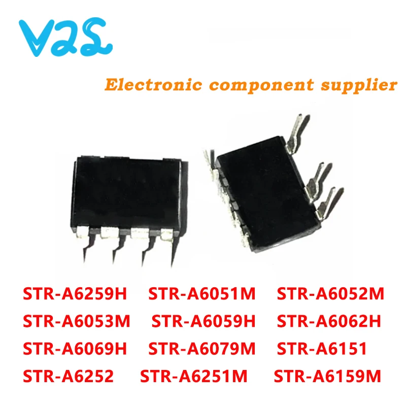 

(10pcs) 100% New STR-A6259H STR-A6059H STR-A6062H A6069H A6079M A6051M A6052M STR-A6151 STR-A6251 STR-A6252 STR-A6159M DIP-7