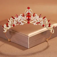 Bridal Headwear Full Of Baroque Atmosphere Classical Gold-colour Ladies' Crown For Wedding Bride And Girl Birthday - Image 5