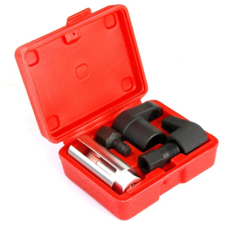 

5pcs Oxygen Sensor Wrench Kit Thread Chaser Tool Fit for Auto O2 Socket Removal Install Offset Vacuum