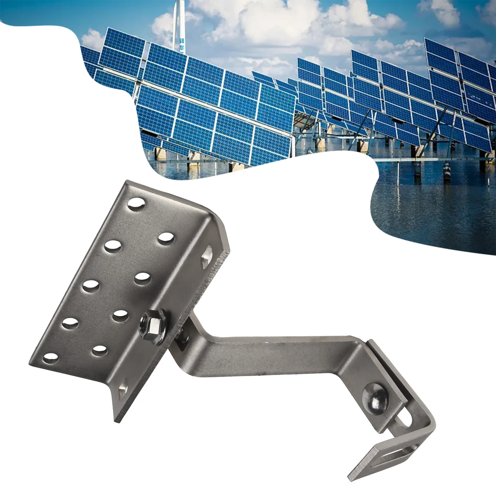 

1PC Roof Hook Adjustable Stainless Steel Photovoltaic Solar Mounting Solar Panel Roof Alternative Energy Solar Power Racking