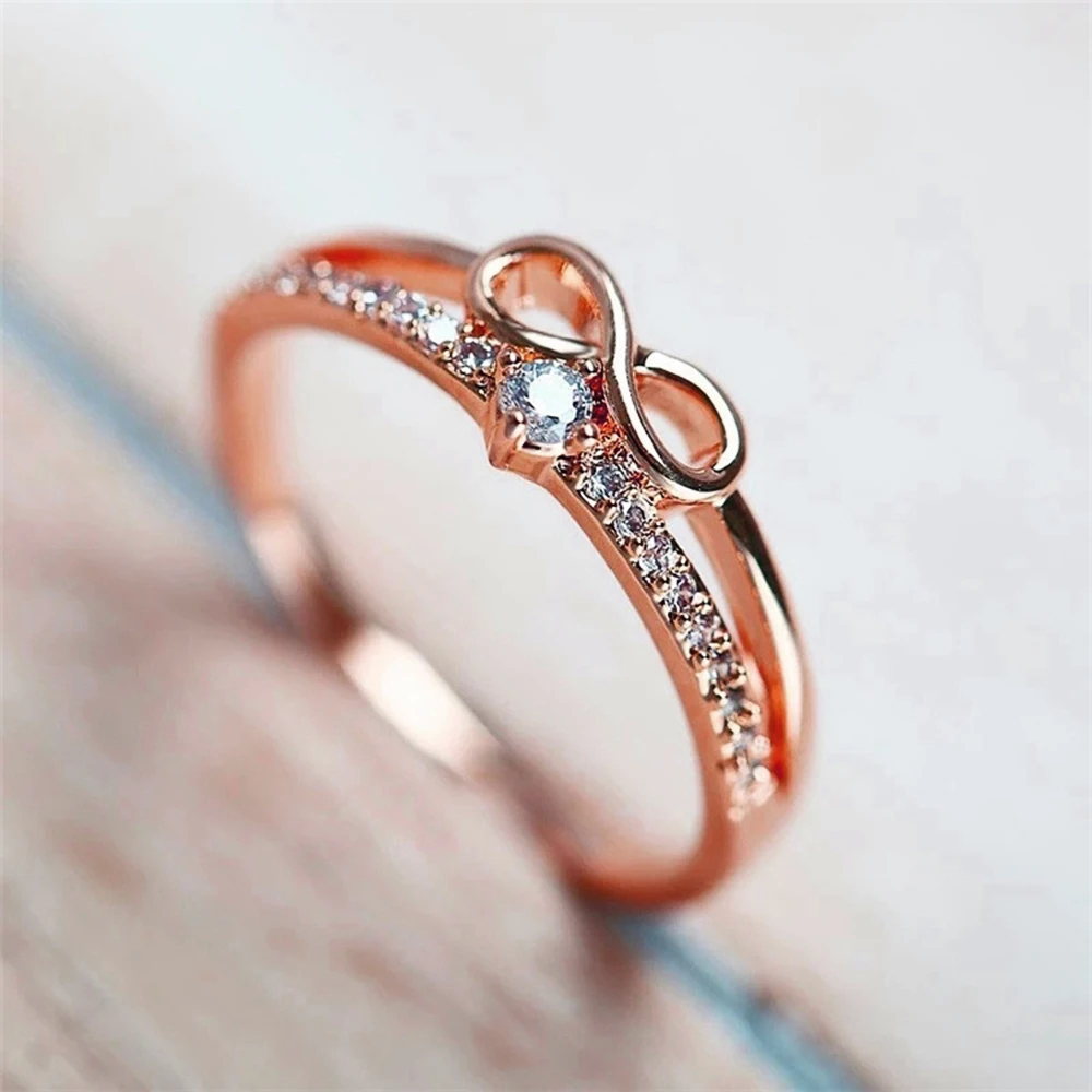 White Gold Infinity Ring - kellinsilver.com