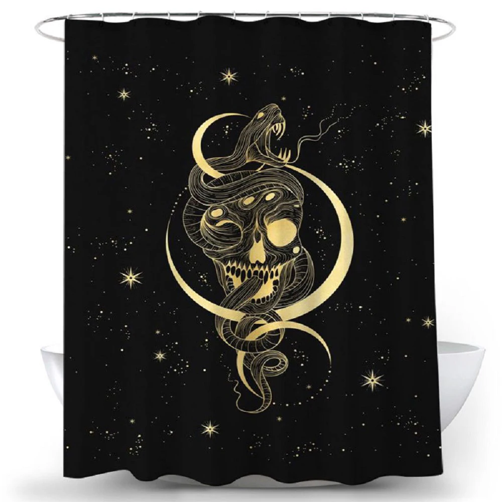 

Black Shower Curtain Starry Fantasy Milky Way Bathroom Curtain Starry Night Shower Curtain Bathtub Shower Curtain Decoration