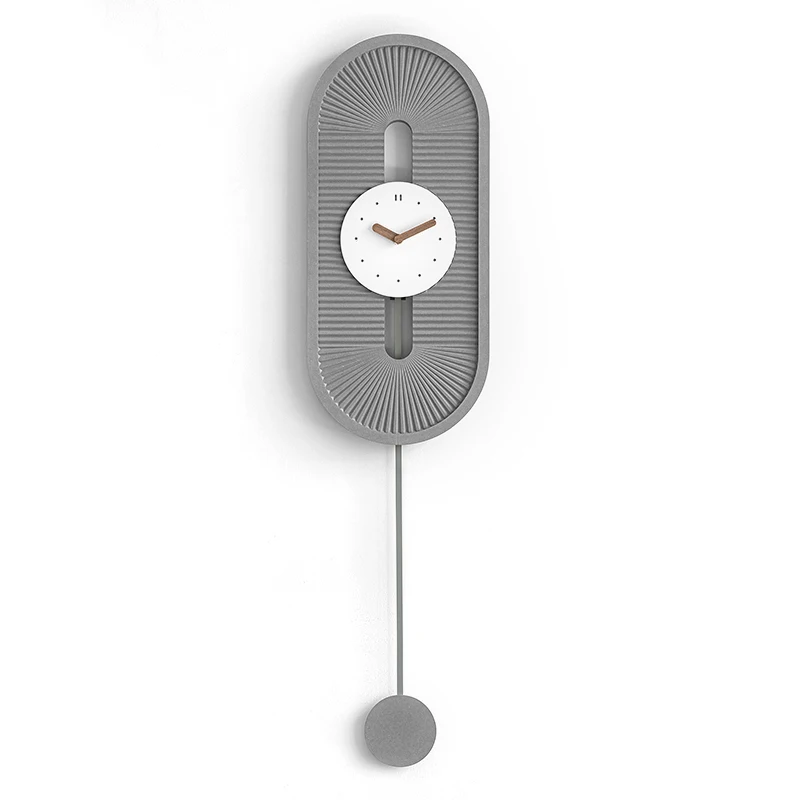 Wall Clock Pendulum Clock Silent Watch Clocks Wall Gift 20X80X4.1 CM  