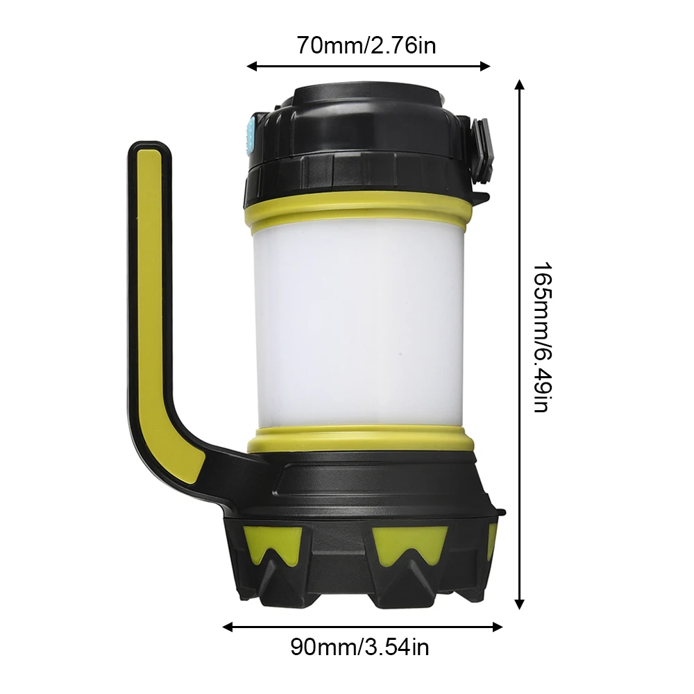 acampamento, luz flash ao ar livre, 8000 Lumens, multifunções, 4 modos