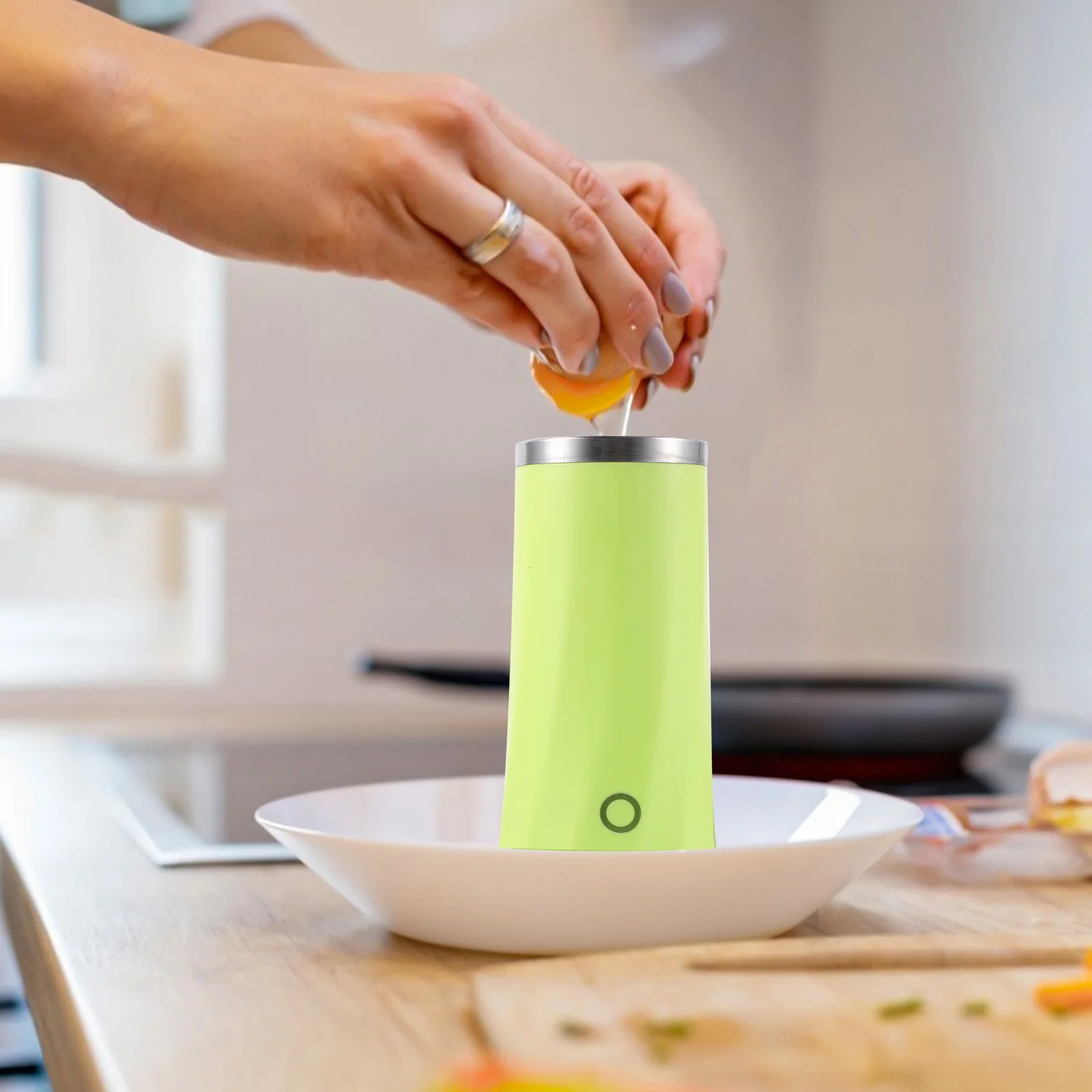 

Egg Roll Maker Household Automatic Egg Roll Machine Nonstick Egg Cooker US Plug