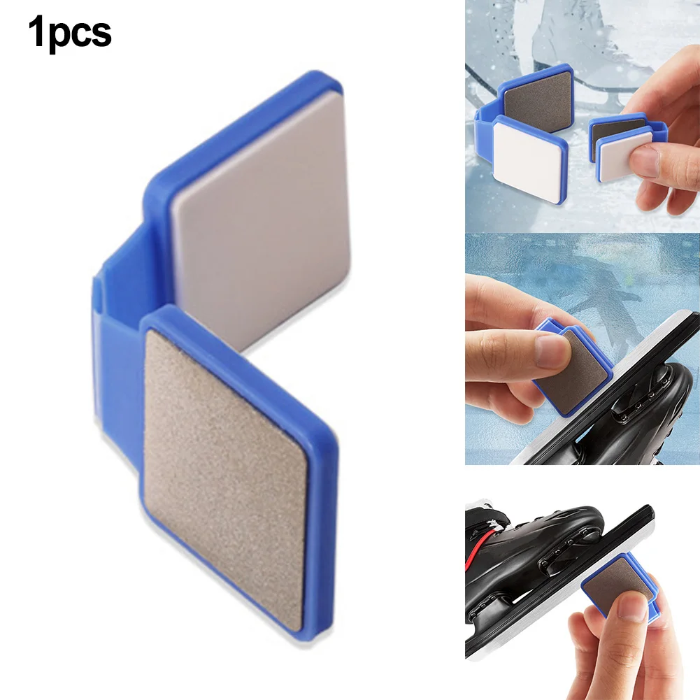 Ice Skate Blade Hockey Sharpener Sharpening Stone Figure Skates Maintainance Double-sided Ceramic Sharpener Team Sports