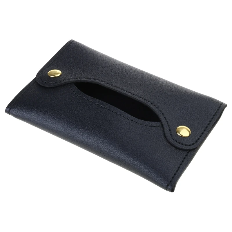 Portable Tissue Storage Bag Elegant Paper PU Leather Pouches for Small Items Dropship 3
