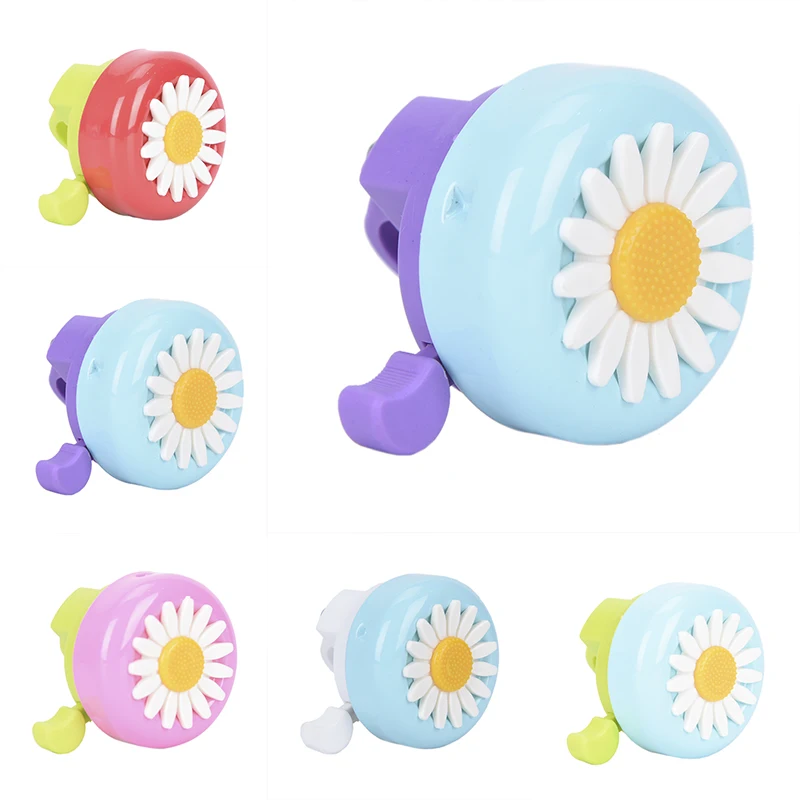 Kids Bicycle Bell Horn Bike Flower Children Ring Alarm For Handlebar Multi-color