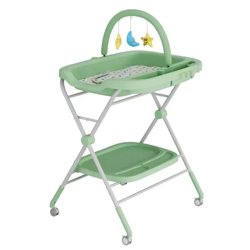 New Baby Care Table Multifunctional Washing and Changing Integrated Baby Diaper Table Foldable Care