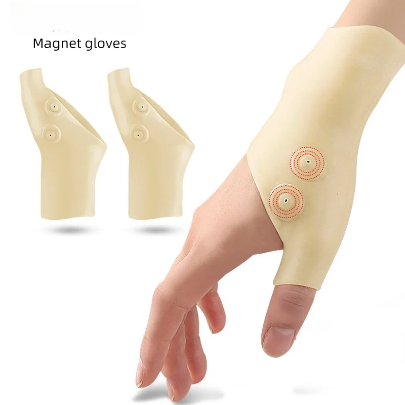 2Pcs Magnetic Wrist Support Compression Gloves Elastic Wrist Protector Arthritis Wristbands Corrector Glove Pain Relief wrist brace wrist guard wrist support wrist support band
