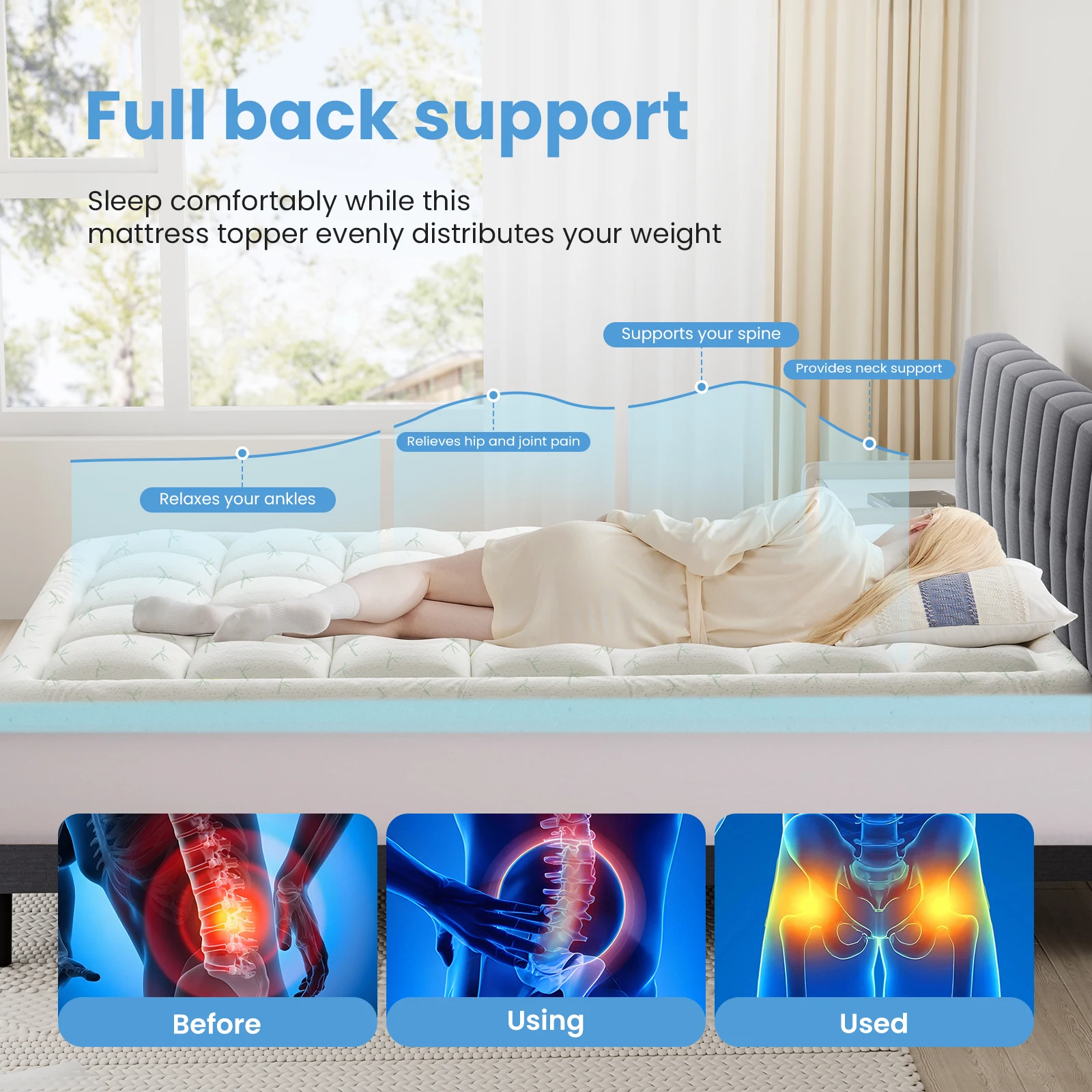 cooling gel mattress topper