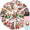 50PCS Kawaii Cartoon Christmas Art Aesthetic Stickers Pack for Kids Toy Diary Laptop Scrapbook Decoration Graffiti Sticker 6