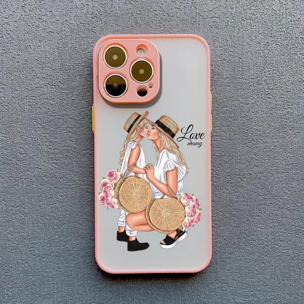 Super Mom Baby Mädchen Sohn Handyhülle für iPhone 13 12 11 Pro Max Mini 17 16 14 15 Pro Max Plus X XS XR 16 15 Plus Cartoon-Abdeckungen – Detail 5