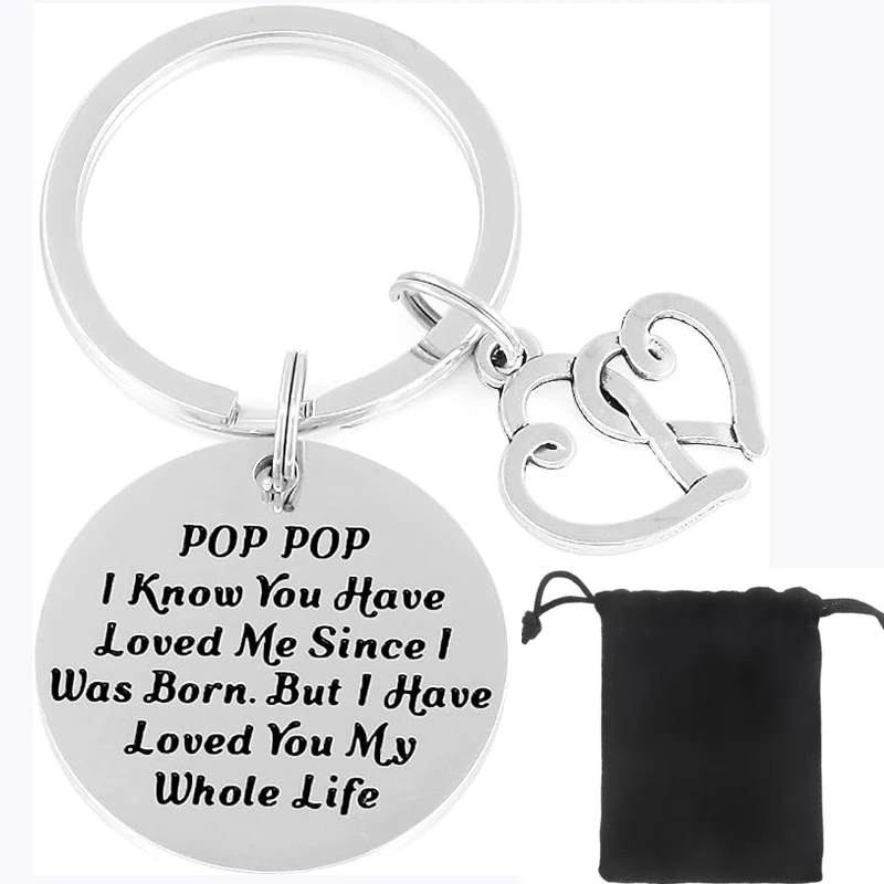 Keychain - Humorous Grandpa Gift and Keepsake Jewelry