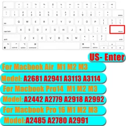 Premium Keyboard Cover Skin (A3113 US white)