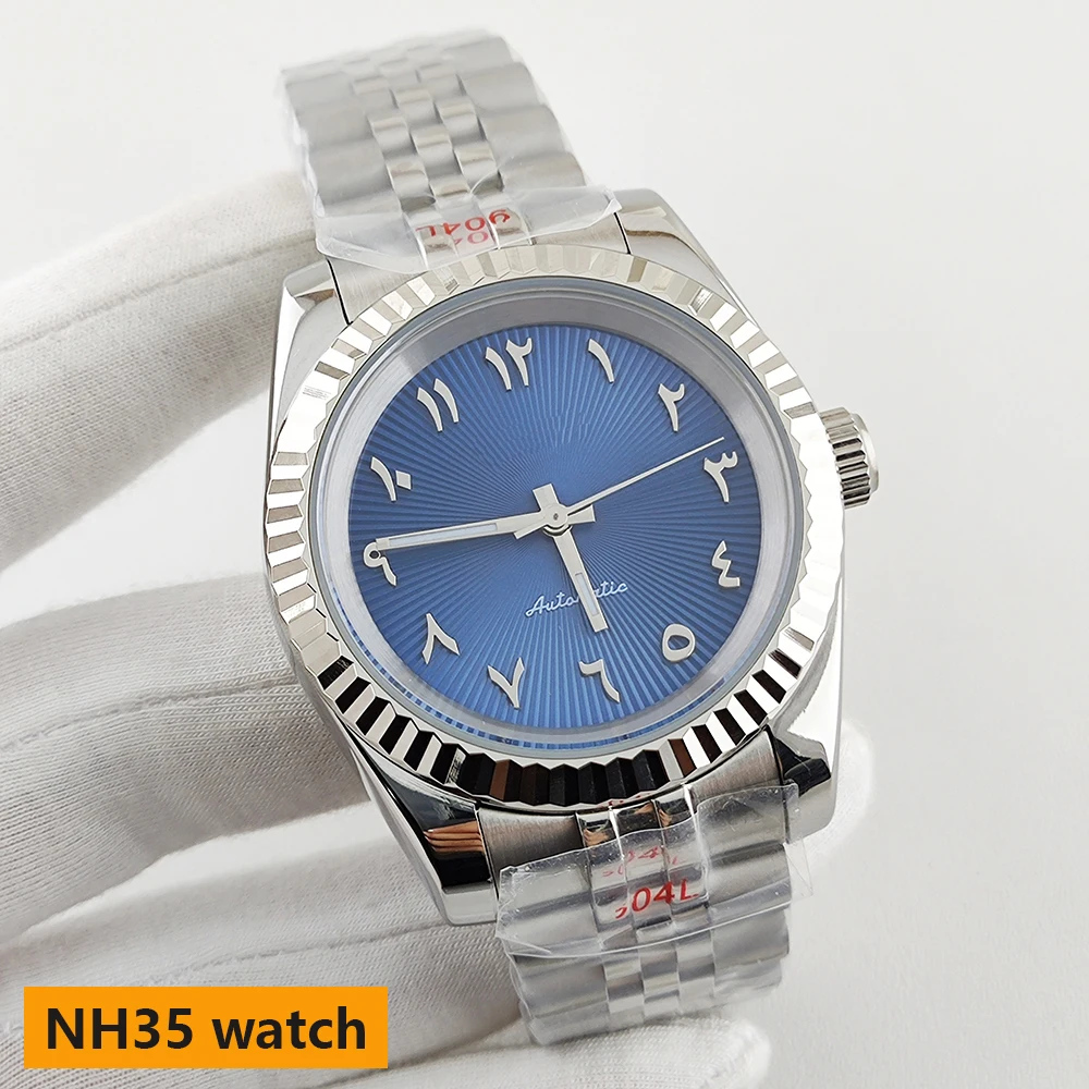 

Мужские механические наручные часы из нержавеющей стали с арабским циферблатом, 36 мм/39 мм